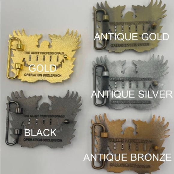 Warrant Officer Eagle Rising Big Buckle - Picture 2 of 2